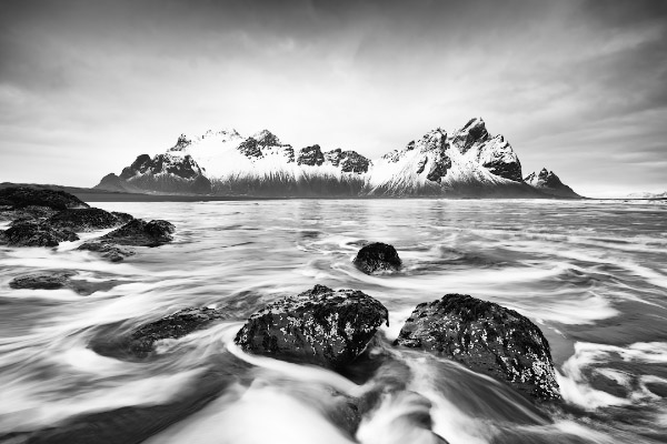 Wild surf in Iceland